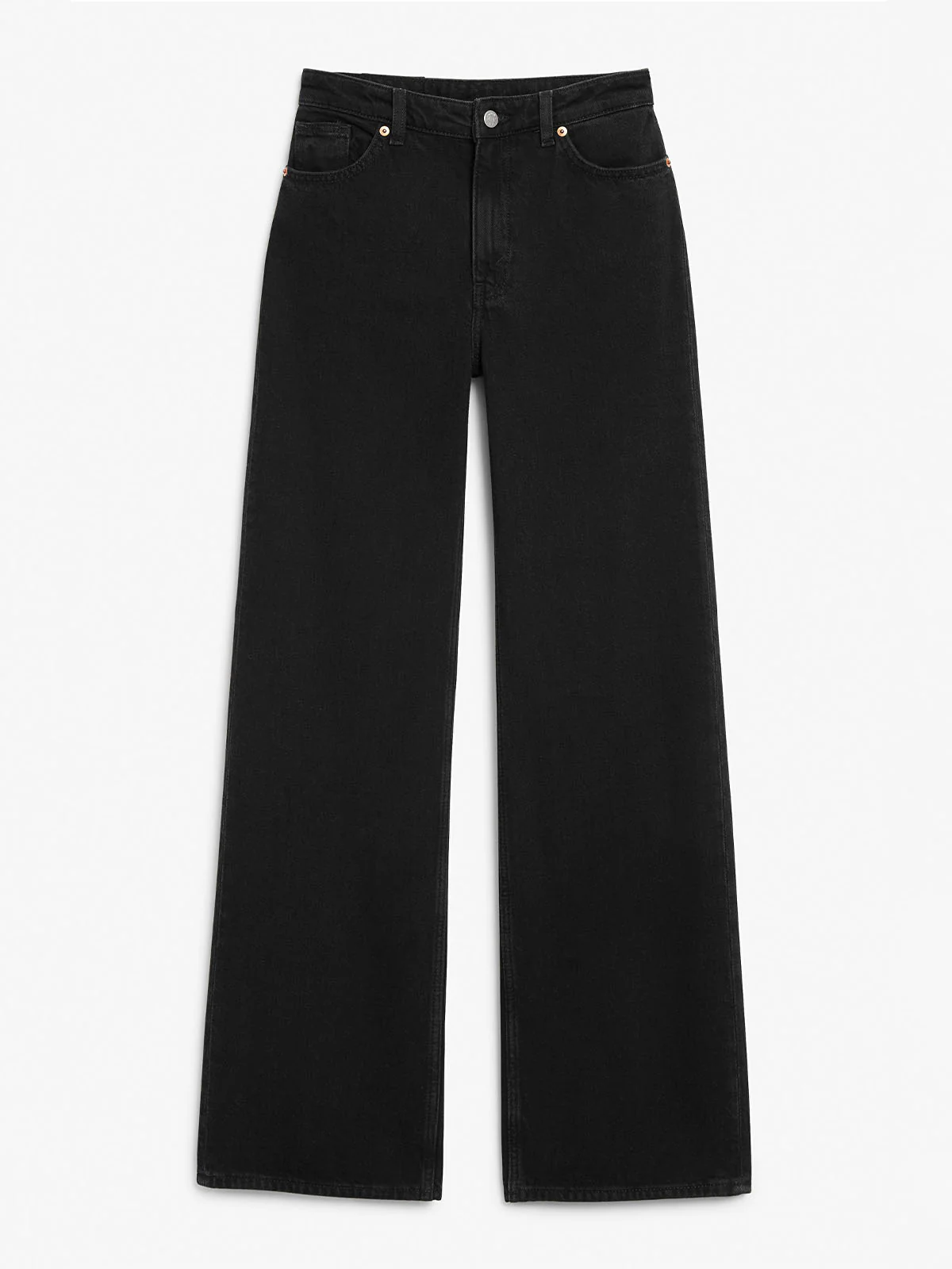 Black Straight Leg Jeans - Image 5