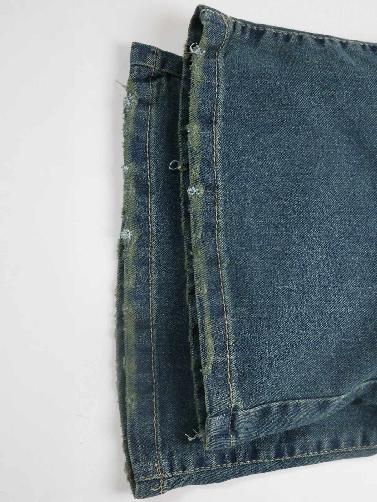 Celestial Green Tinted Y2K Bootcut Jeans - Image 7