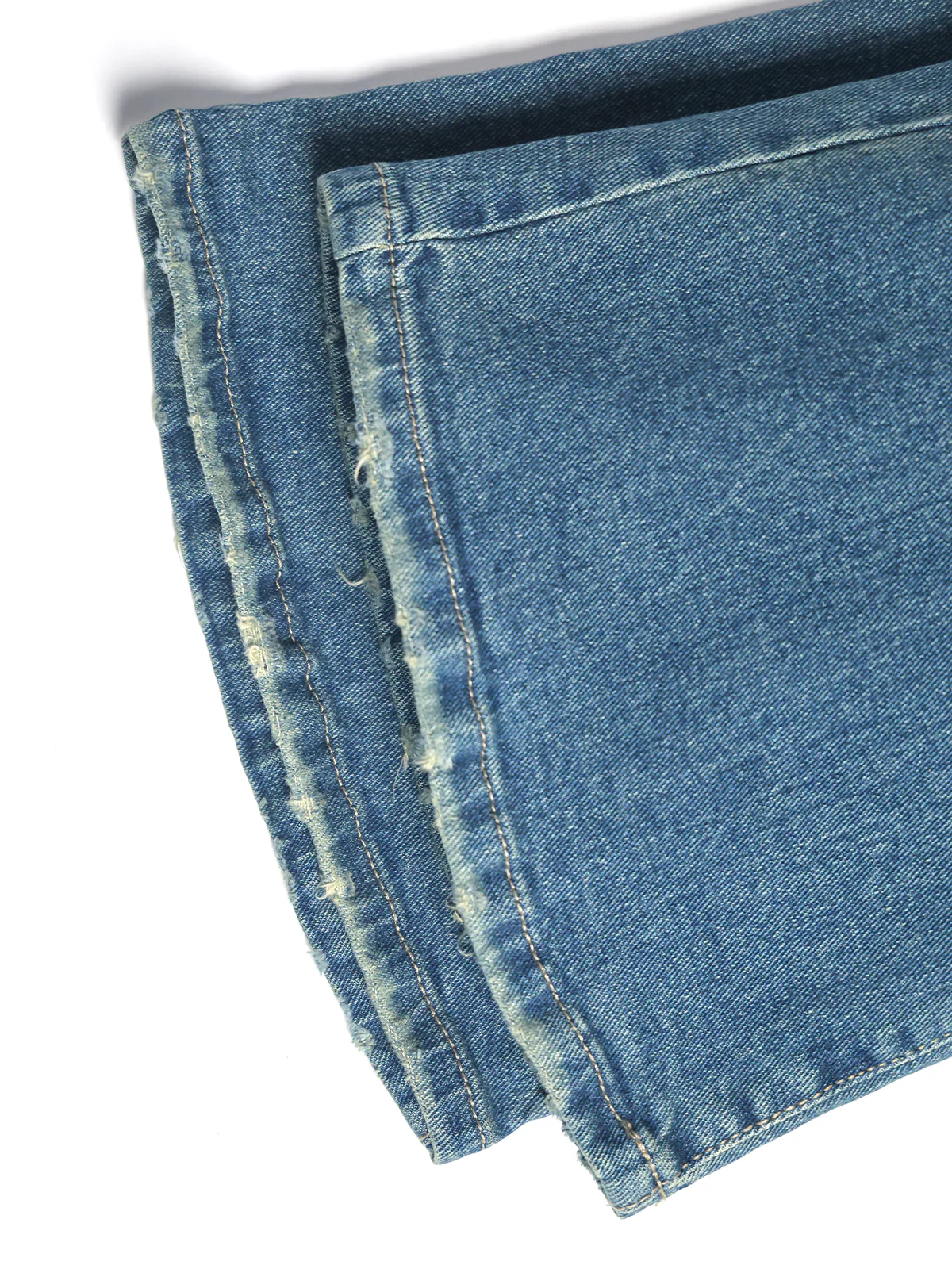 Premium Blue Vintage Washed Bootcut Jeans - Image 7
